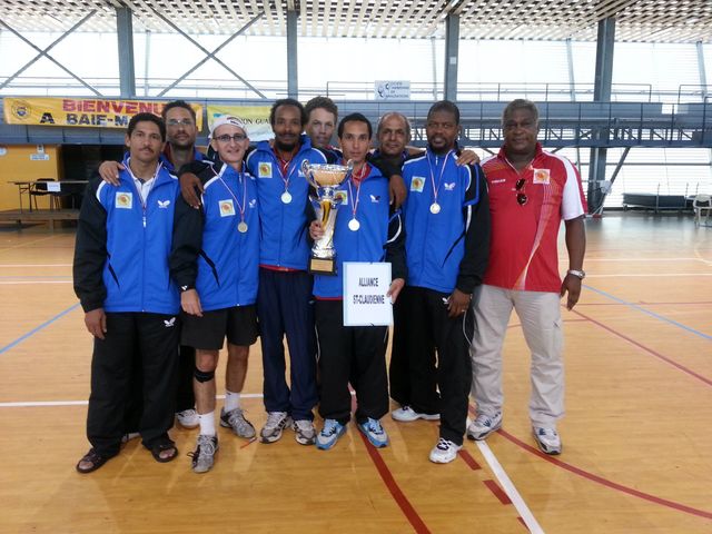 L'Alliance Saint Claudienne Tennis de Table : Vainqueur 2012 et 2013 du Championnat par équipe Antilles Guyane.